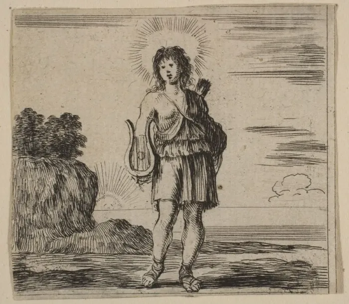 Framed Print : Apollo, from Game of Mythology (Jeu de la Mythologie), 1644 Framed Print : Apollo, from Game of Mythology (Jeu de la Mythologie), 1644