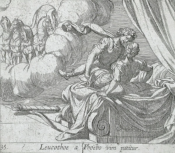 Apollo and Leucothoe, published 1606. Creators: Antonio Tempesta, Wilhelm Janson