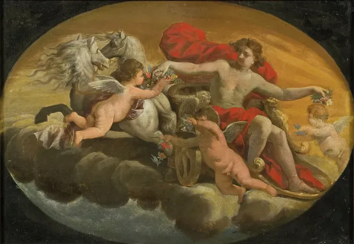 Framed Print : Apollo, mid 17th-early 18th century. Creator: School of Carlo Cignani Framed Print : Apollo, mid 17th-early 18th century. Creator: School of Carlo Cignani