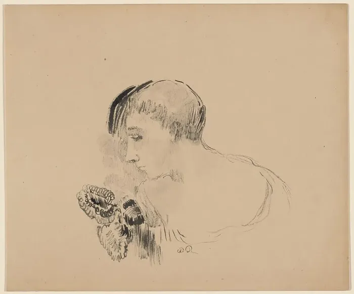 Framed Print : Apollonius, 1896-1900. Creator: Odilon Redon Framed Print : Apollonius, 1896-1900. Creator: Odilon Redon