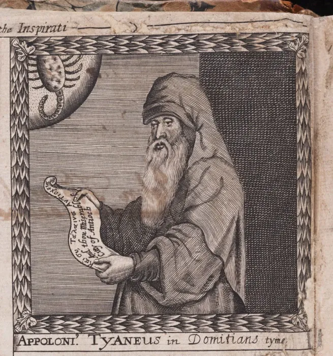 Framed Print : Apollonius of Tyana (From: The order of the Inspirati), 1659. Artist: Anonymous Framed Print : Apollonius of Tyana (From: The order of the Inspirati), 1659. Artist: Anonymous