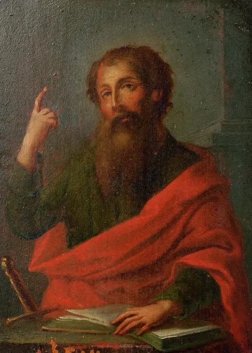 Framed Print : Apostle Matthew?, 1750-1760. Creator: Unknown Framed Print : Apostle Matthew?, 1750-1760. Creator: Unknown
