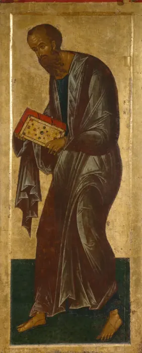Framed Print : The Apostle Paul (From the Deesis Range), 1497. Artist: Russian icon Framed Print : The Apostle Paul (From the Deesis Range), 1497. Artist: Russian icon
