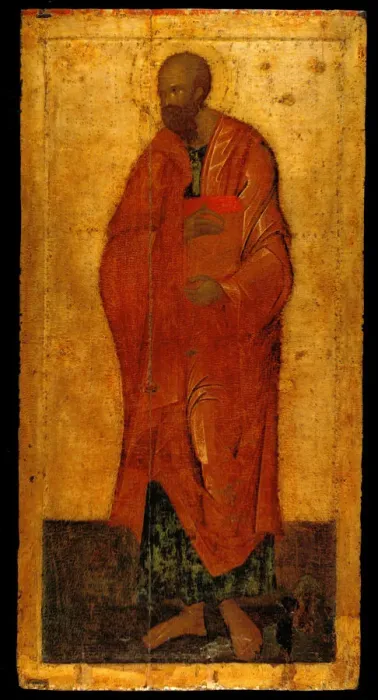 Framed Print : The Apostle Paul. Icon from the Deesis Iconostasis, Last quarter of the 14th century. Artist: Theophanes the Greek (ca. 1340-ca. 1410)