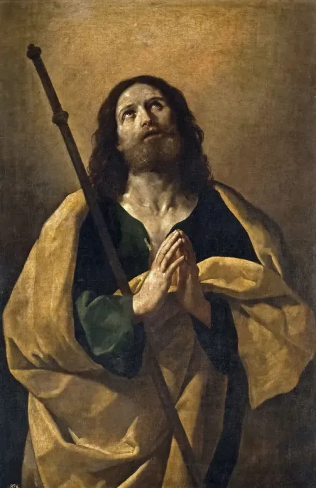 Framed Print : Apostle Saint James the Great, 1618-1622. Creator: Reni, Guido (1575-1642) Framed Print : Apostle Saint James the Great, 1618-1622. Creator: Reni, Guido (1575-1642)