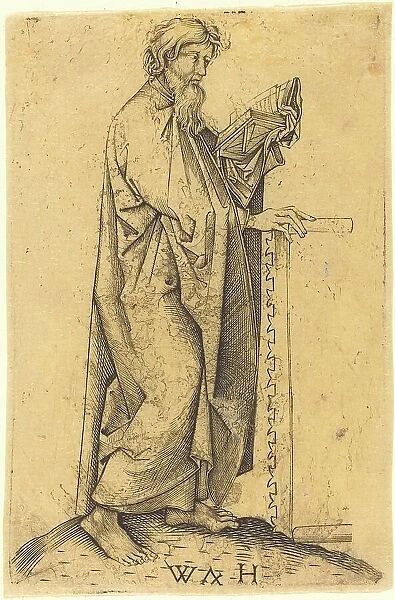 The Apostle Simon, c. 1480 / 1490. Creator: Wolf Huber
