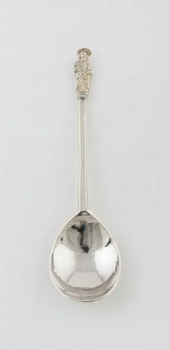 Framed Print : Apostle Spoon: St. Simon Zelotes, London, 1637 / 38. Creator: Unknown Framed Print : Apostle Spoon: St. Simon Zelotes, London, 1637 / 38. Creator: Unknown