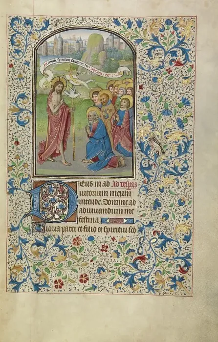 Framed Print : The Apostolic Mission; Arenberg Hours, early 1460s. Creator: Willem Vrelant Framed Print : The Apostolic Mission; Arenberg Hours, early 1460s. Creator: Willem Vrelant
