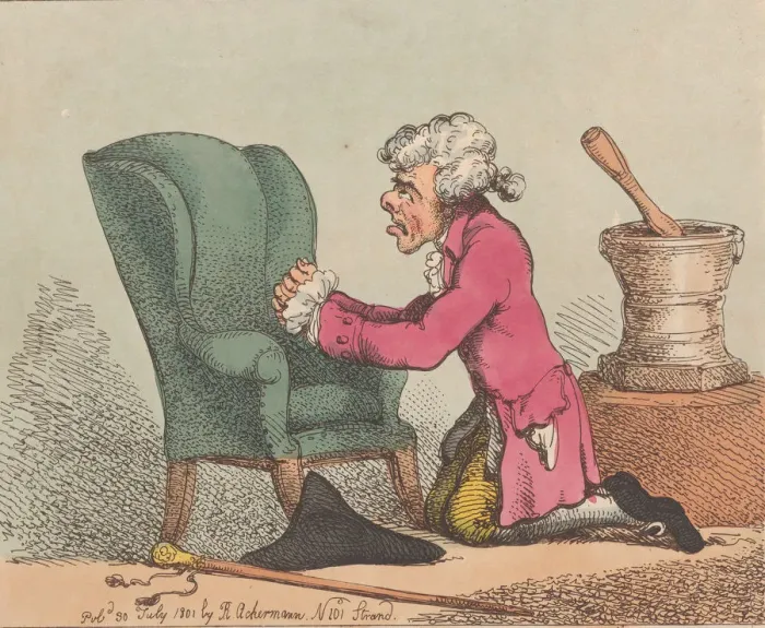 Framed Print : The Apothecarys Prayer!!, July 30, 1801. July 30, 1801. Creator: Thomas Rowlandson