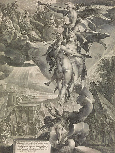 Apotheosis of the Arts, ca. 1619. Creator: Jan Muller