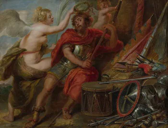 Framed Print : The Apotheosis of the Hero, 1630 / 40. Creator: Follower of Peter Paul Rubens Framed Print : The Apotheosis of the Hero, 1630 / 40. Creator: Follower of Peter Paul Rubens