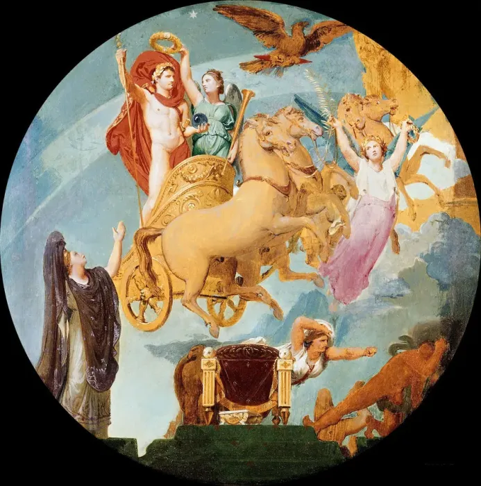 Framed Print : The Apotheosis of Napoleon I, 1853. Creator: Ingres, Jean Auguste Dominique (1780-1867) Framed Print : The Apotheosis of Napoleon I, 1853. Creator: Ingres, Jean Auguste Dominique (1780-1867)