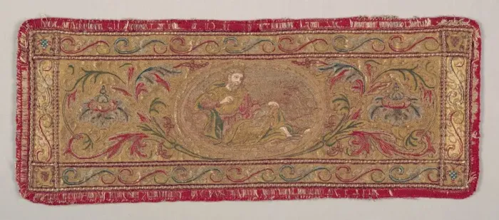 Framed Print : Apparel from a Dalmatic, 1500-1550. Creator: Unknown Framed Print : Apparel from a Dalmatic, 1500-1550. Creator: Unknown