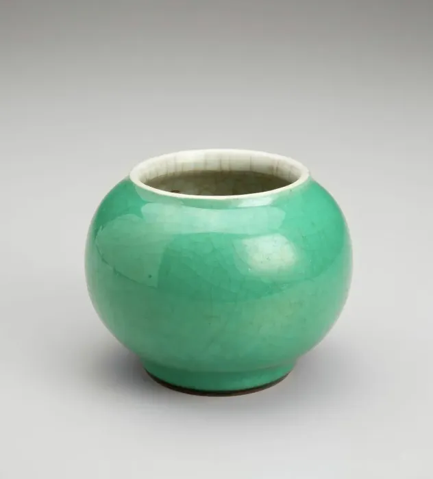 Framed Print : Apple-green water pot, 1700s. Creator: Unknown Framed Print : Apple-green water pot, 1700s. Creator: Unknown