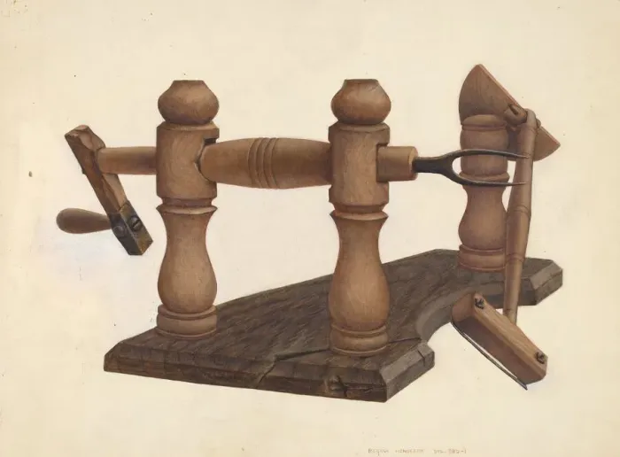 Framed Print : Apple Parer, c. 1939. Creator: Regina Henderer Framed Print : Apple Parer, c. 1939. Creator: Regina Henderer