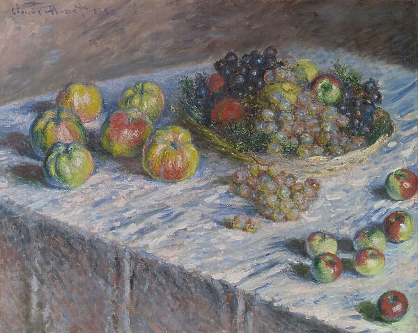 Apples and Grapes, 1880. Creator: Claude Monet