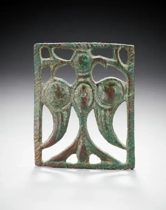 Framed Print : Appliqué Plaque (image 1 of 2), 12th-13th century. Creator: Unknown Framed Print : Appliqué Plaque (image 1 of 2), 12th-13th century. Creator: Unknown