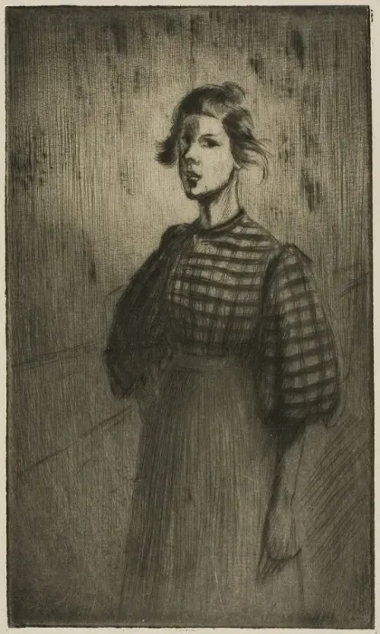 Framed Print : The Apprentice, 1898. Creator: Theophile Alexandre Steinlen Framed Print : The Apprentice, 1898. Creator: Theophile Alexandre Steinlen