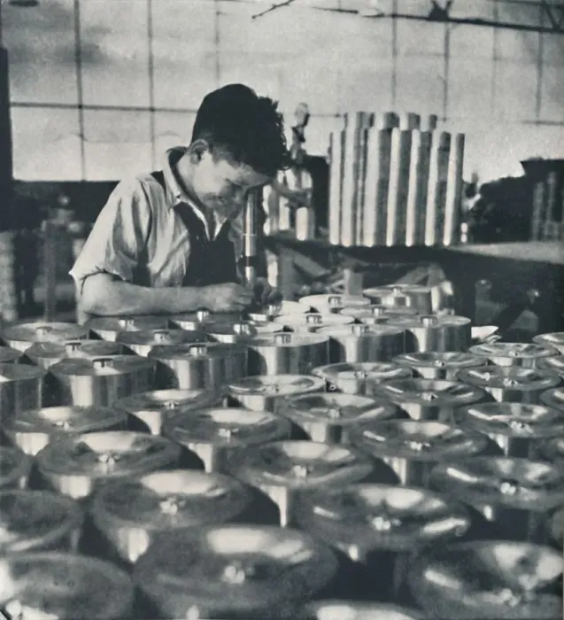 Framed Print : Apprentice with microscope (testing the hardness of pistons), 1941. Artist: Cecil Beaton Framed Print : Apprentice with microscope (testing the hardness of pistons), 1941. Artist: Cecil Beaton