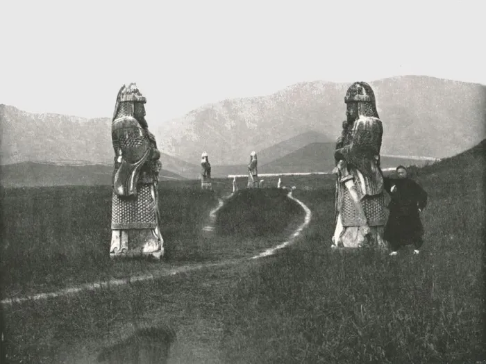 Framed Print : The approach to the City, Nankin, China, 1895. Creator: W &s Ltd Framed Print : The approach to the City, Nankin, China, 1895. Creator: W &s Ltd