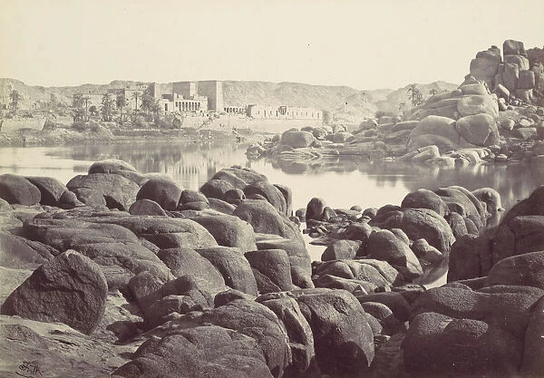 The Approach to Philae, 1857. Creator: Francis Frith
