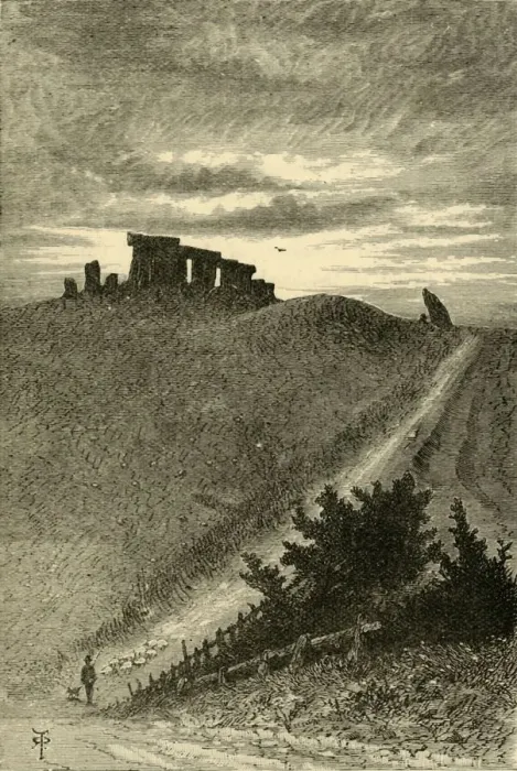 Framed Print : Approach to Stonehenge from the East, 1898. Creator: Unknown Framed Print : Approach to Stonehenge from the East, 1898. Creator: Unknown