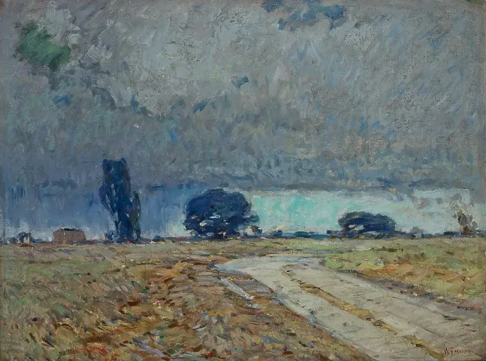 Framed Print : Approaching Storm, date unknown, c1875-1935. Creator: William Forsyth Framed Print : Approaching Storm, date unknown, c1875-1935. Creator: William Forsyth