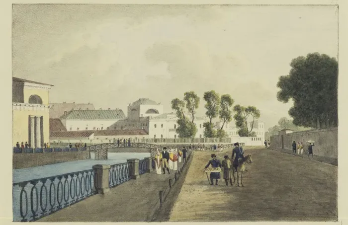 Framed Print : The Apraksin House at the Fontanka River, 1821-1822. Artist: Martynov, Andrei Yefimovich (1768-1826) Framed Print : The Apraksin House at the Fontanka River, 1821-1822. Artist: Martynov, Andrei Yefimovich (1768-1826)
