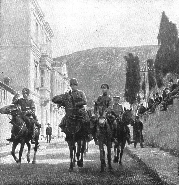 Apres Trebizonde; Le 13 avril, a 11 heures du matin, une avant-garde de... 1916 (1924) Creator: Unknown