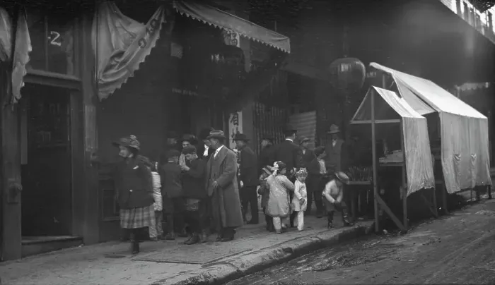 Framed Print : Apricot Spring Orchard drugstore, Chinatown, San Francisco, between 1896 and 1906. Creator: Arnold Genthe Framed Print : Apricot Spring Orchard drugstore, Chinatown, San Francisco, between 1896 and 1906. Creator: Arnold Genthe