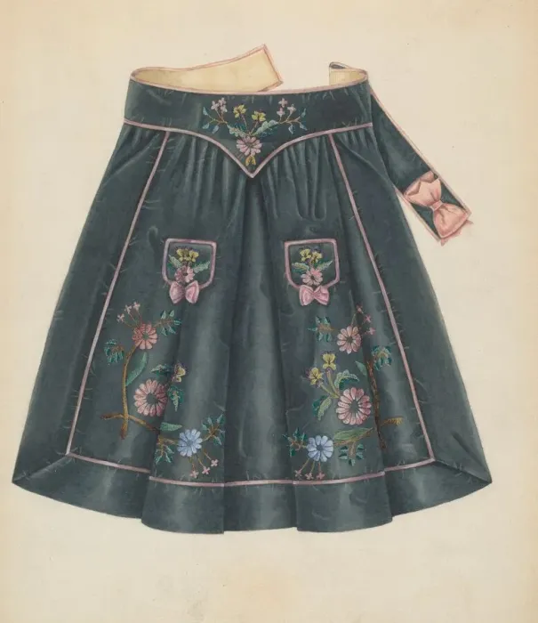 Framed Print : Apron, 1935  /  1942. Creator: Gertrude Lemberg