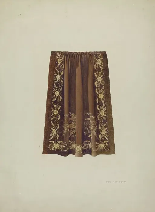 Framed Print : Apron, c. 1940. Creator: David P. Willoughby Framed Print : Apron, c. 1940. Creator: David P. Willoughby