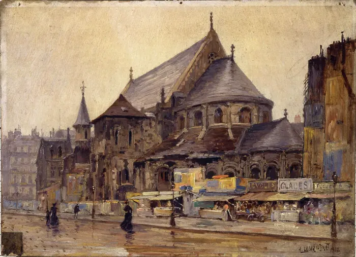 Framed Print : Apse of Saint-Martin-des-Champs church, 1902. Creator: A Lesbroussart