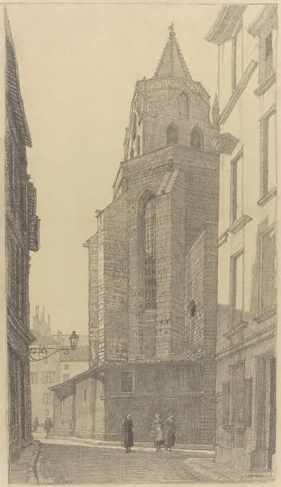 Framed Print : Apse of St.-Didier, Avignon, 1922. Creator: Frederick Landseer Maur Griggs Framed Print : Apse of St.-Didier, Avignon, 1922. Creator: Frederick Landseer Maur Griggs
