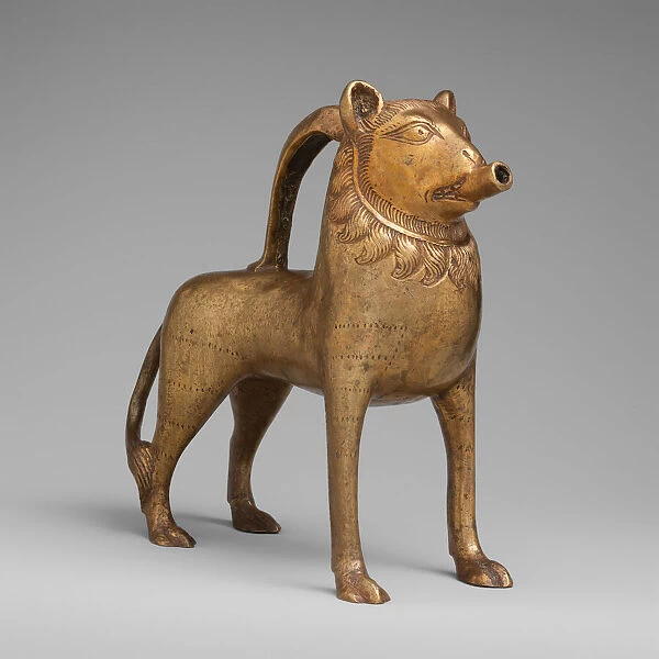 Aquamanile in the Form of a Lion, German, 14th century. Creator: Unknown