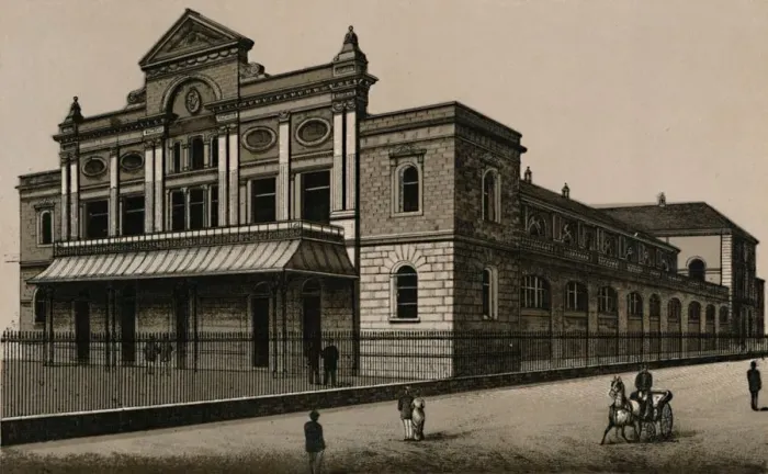 Framed Print : The Aquarium, Yarmouth, c1880. Creator: Unknown Framed Print : The Aquarium, Yarmouth, c1880. Creator: Unknown