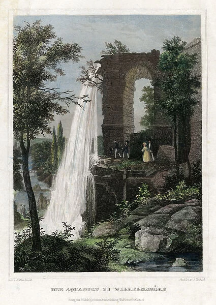The aqueduct at Wilhelmshohe, Germany. Artist: J Umbach