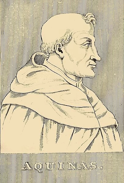 Aquinas, (1225-1274), 1830. Creator: Unknown