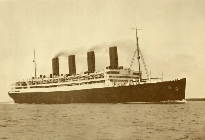 Framed Print : The Aquitana (Cunard Line), 45, 647 Tons, c1930. Creator: Unknown Framed Print : The Aquitana (Cunard Line), 45, 647 Tons, c1930. Creator: Unknown