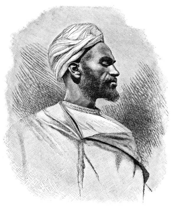 Framed Print : An Arab camel driver, North Africa, 1895. Artist: Henri Thiriat Framed Print : An Arab camel driver, North Africa, 1895. Artist: Henri Thiriat