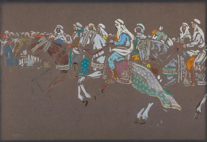 Framed Print : Arab Cavalry, 1905. Creator: Kandinsky, Wassily Vasilyevich (1866-1944) Framed Print : Arab Cavalry, 1905. Creator: Kandinsky, Wassily Vasilyevich (1866-1944)