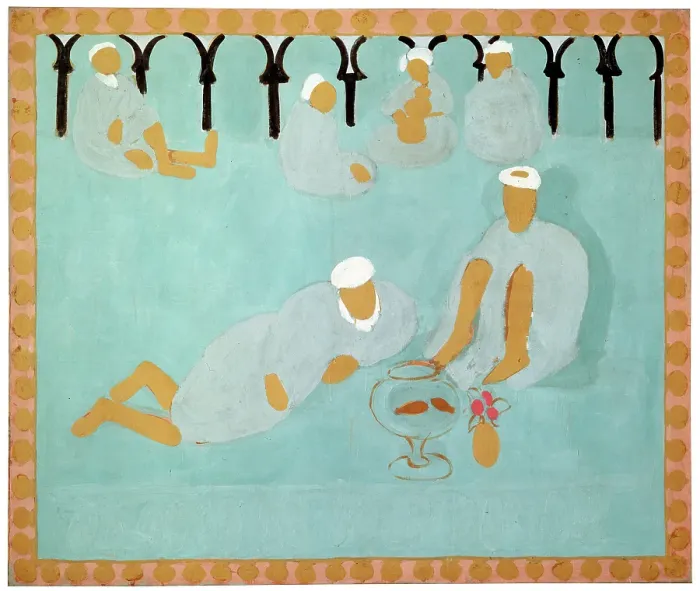 Framed Print : Arab Coffee House, 1913. Creator: Henri Matisse. Arab Coffee House, 1913. Creator: Henri Matisse Framed Print : Arab Coffee House, 1913. Creator: Henri Matisse. Arab Coffee House, 1913. Creator: Henri Matisse