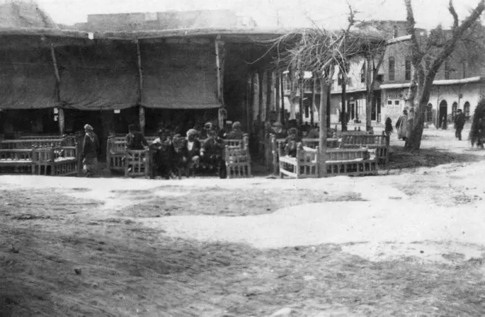 Framed Print : Arab coffee shop, Baghdad, Mesopotamia, WWI, 1918 Framed Print : Arab coffee shop, Baghdad, Mesopotamia, WWI, 1918