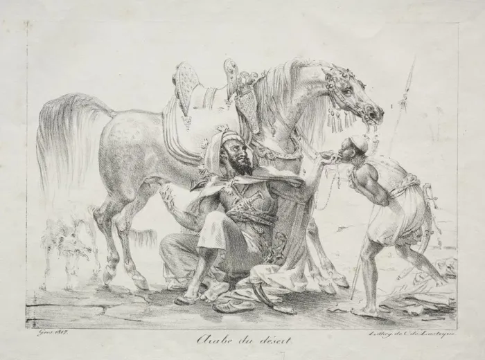 Framed Print : Arab of the Desert, 1817. Creator: Antoine-Jean Gros (French, 1771-1835) Framed Print : Arab of the Desert, 1817. Creator: Antoine-Jean Gros (French, 1771-1835)