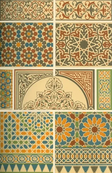 Framed Print : Arab-Moorish mosaic and glazed clay work, (1898). Creator: Unknown