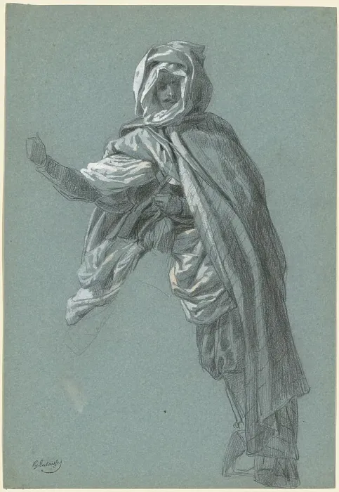 Framed Print : An Arab Rider on Camelback, c. 1840. Creator: Hippolyte Lalaisse Framed Print : An Arab Rider on Camelback, c. 1840. Creator: Hippolyte Lalaisse