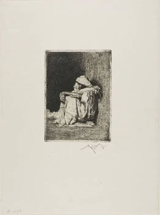 Framed Print : Arab Seated, His Hands Crossed on His Knees, n.d. Creator: Mariano Jose Maria Bernardo Fortuny y Carbo Framed Print : Arab Seated, His Hands Crossed on His Knees, n.d. Creator: Mariano Jose Maria Bernardo Fortuny y Carbo