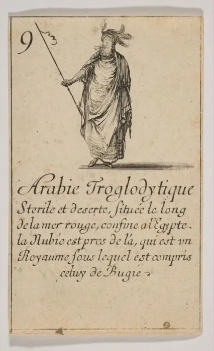 Framed Print : Arabie Troglodytique, 1644. Creator: Stefano della Bella Framed Print : Arabie Troglodytique, 1644. Creator: Stefano della Bella