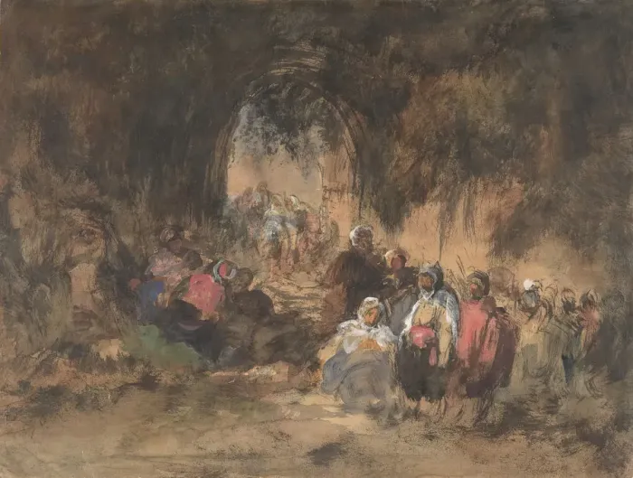 Framed Print : Arabs Resting, 1817-70. Creator: Eugenio Lucas Villamil Framed Print : Arabs Resting, 1817-70. Creator: Eugenio Lucas Villamil