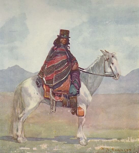 An Araucanian Indian, 1916. Artist: As Forrest